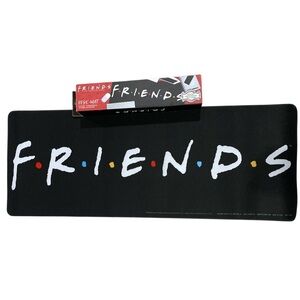 Friends Tv Show Long Desk Mat Black 31x12" New in Box